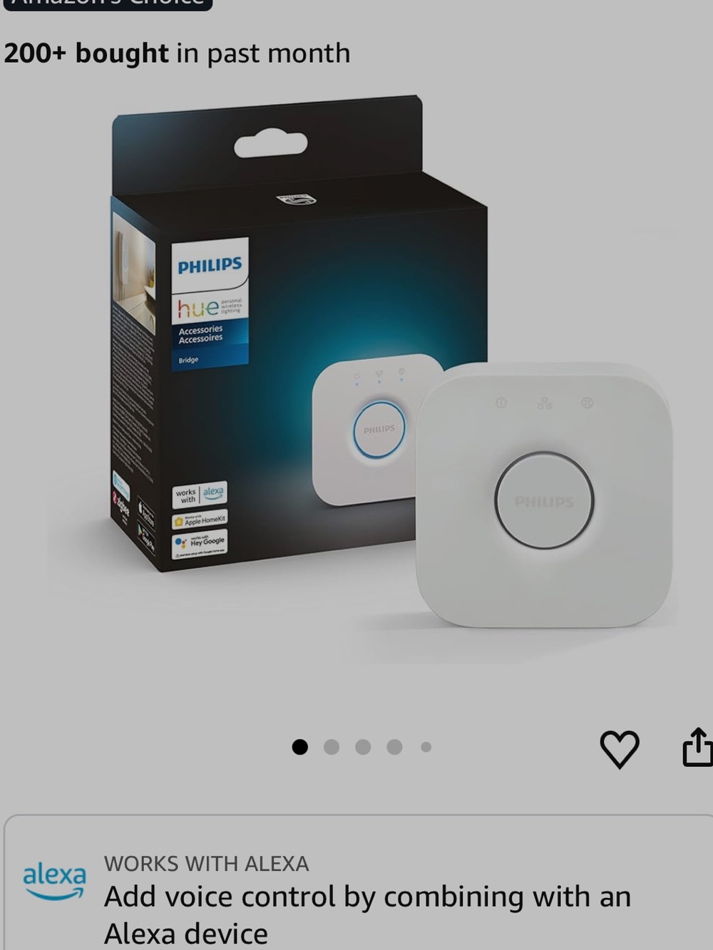 Philips White Hue Bridge Smart Hub